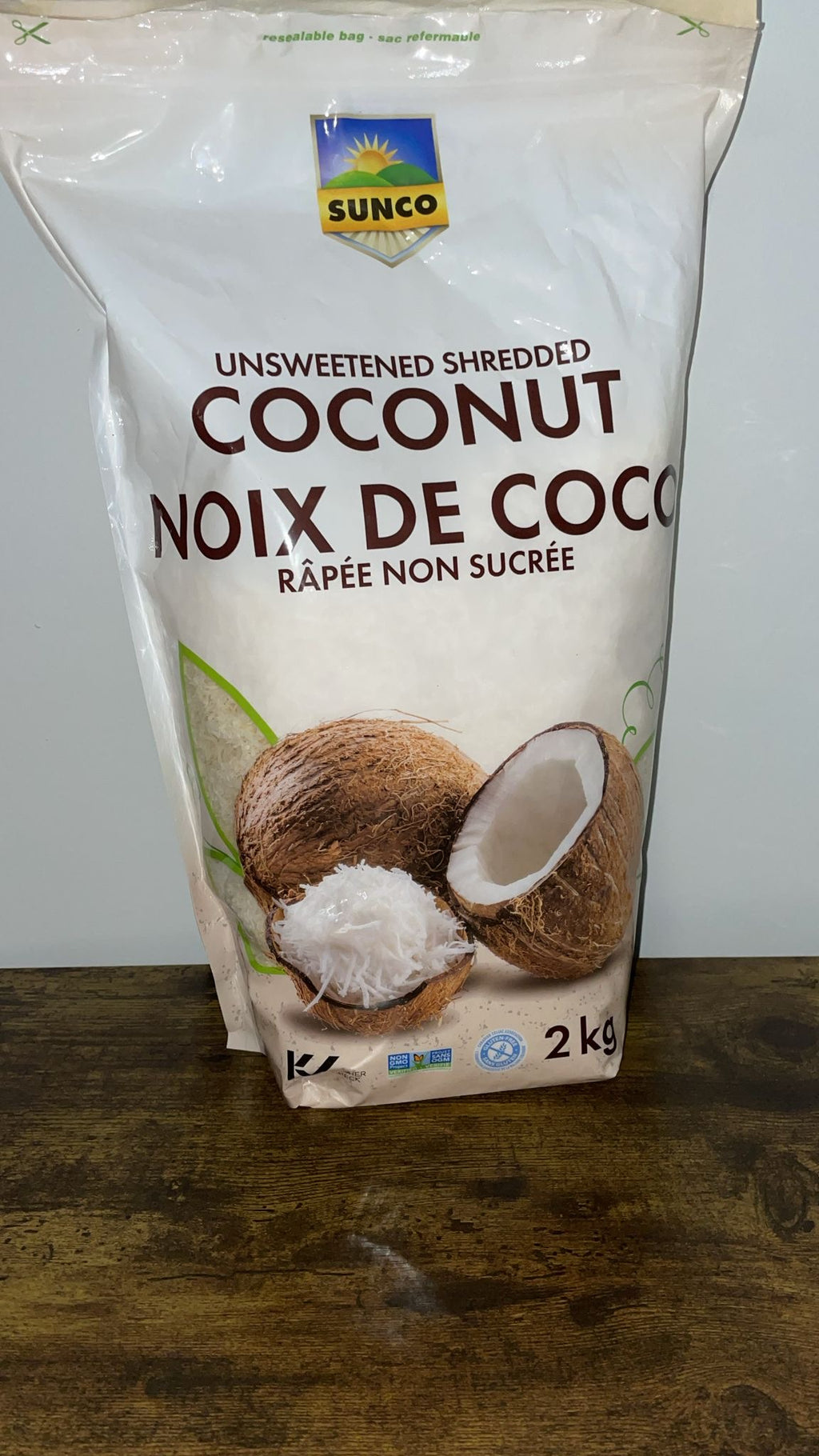 Shredded coconut